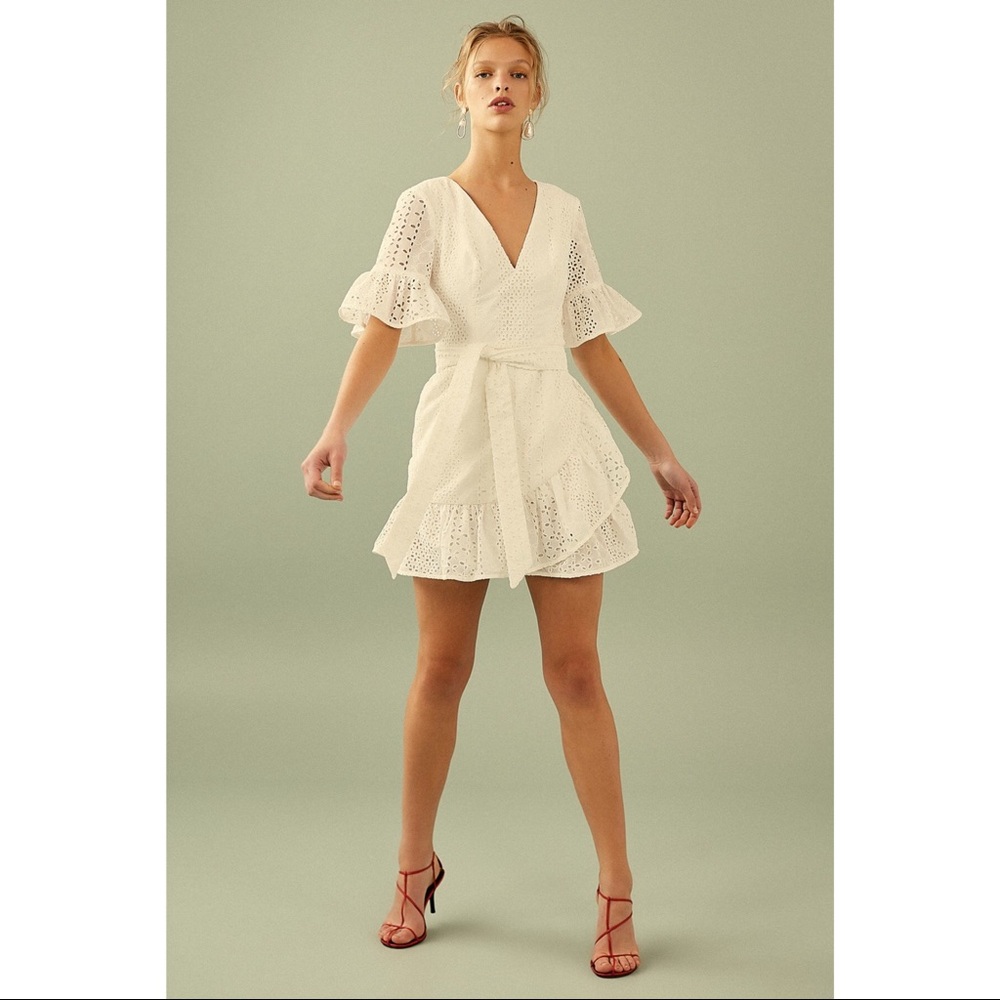 Revolve CMEO Collective Solstice belted wrap dress